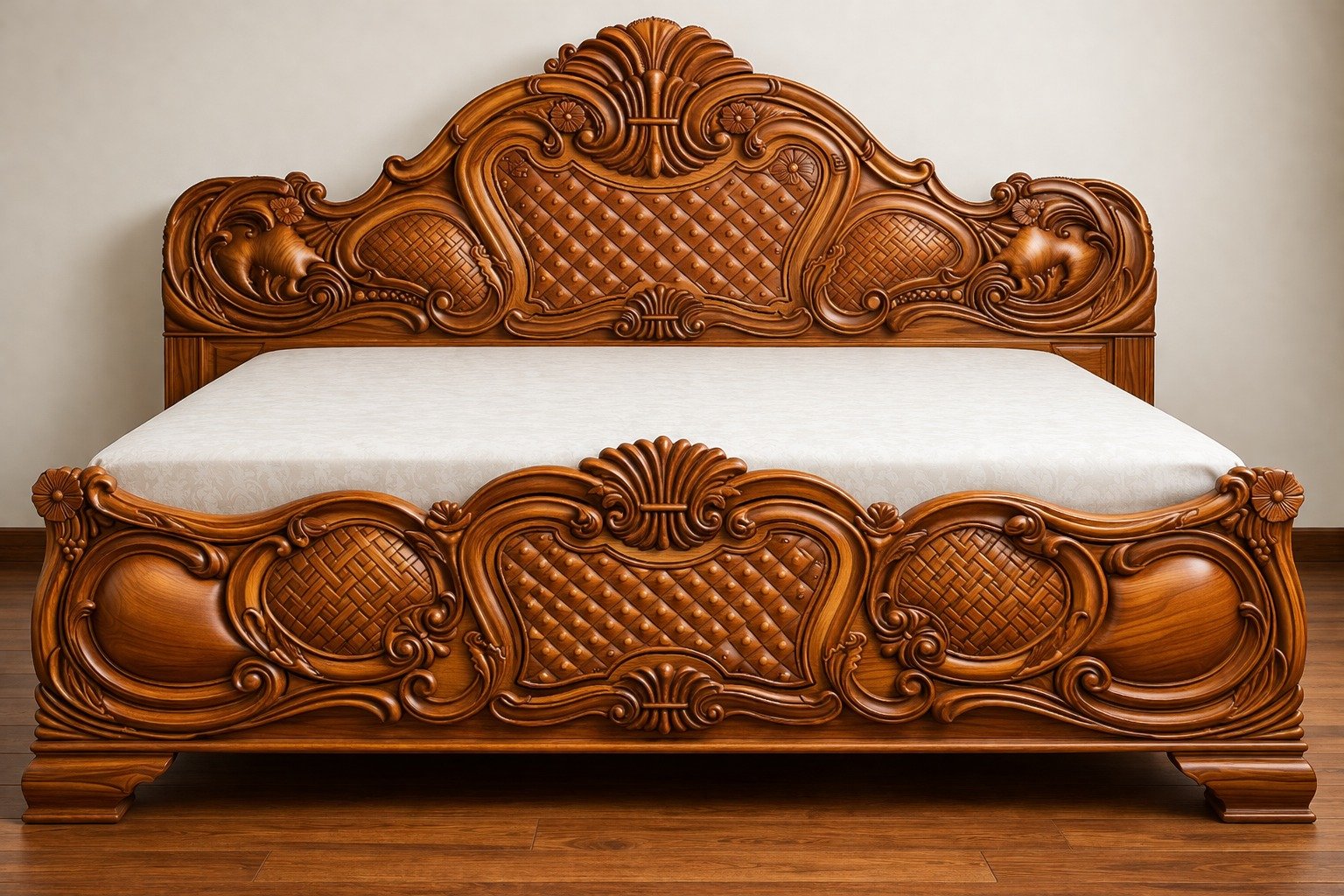 WhatsApp Image 2026-03-24 at 11.45.16 PM Sagoon Wooden Bed - Image 1
