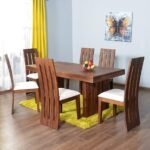 Wooden 6 Seater Dining Set for Dining Room